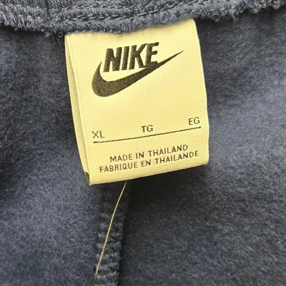 Nike Womens XL Phoenix Fleece Wide Leg Sweatpants Navy Blue High Rise Standard - Picture 6 of 14